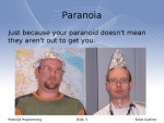 Paranoid Programming